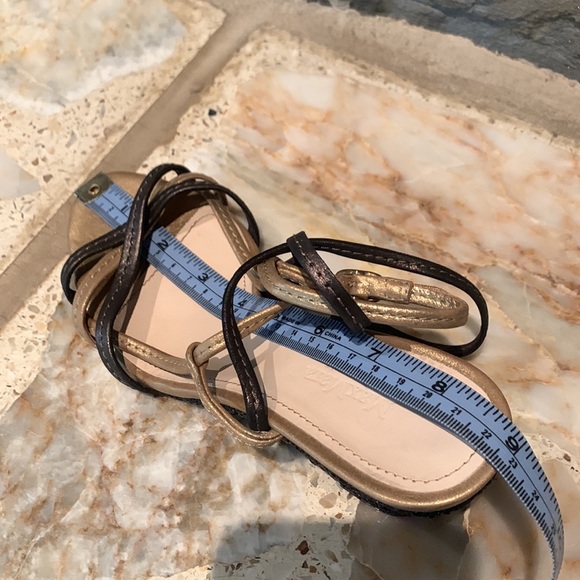 MaxMara Metallic Wedge Sandals - Picture 10 of 10